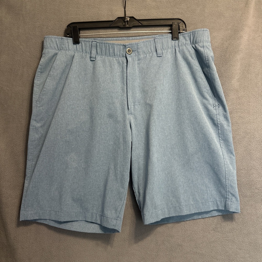 Under Armour Match Play Loose Fit Performance‎ Golf Shorts Mens Size 40 Blue 10"